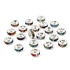 Brass Grade A Rhinestone Spacer Beads RB-A014-Z8mm-37S-3