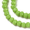 Opaque Solid Color Imitation Jade Glass Beads Strands EGLA-A044-P4mm-D30-3