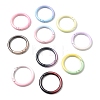 Spray Paint Alloy Spring Gate Rings FIND-C086-03C-1