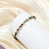 Natural Indian Agate & Glass Seed Beaded Stretch Bracelets for Women Men BJEW-JB13939-2