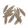 Tibetan Style Alloy Charms TIBEP-16624-AB-NR-2