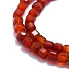 Natural Red Agate Beads Strands G-P457-B01-25-2