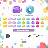 208Pcs Acrylic European Beads OHAR-FS0001-01-3