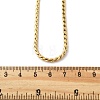 304 Stainless Steel Rope Chain Necklaces for Women NJEW-Q026-02G-5