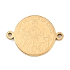 Religion 304 Stainless Steel Connector Charms STAS-I368-03G-02-1