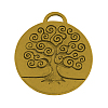 Tibetan Style Alloy Enamel Pendants Setting TIBEP-3395-AG-NR-1