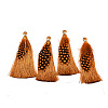 Polyester Tassel Big Pendant Decorations X-FIND-T043-07-4