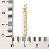 Rack Plating Brass Micro Pave Cubic Zirconia Pendants X-KK-I720-48G-3