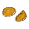 Natural Druzy Agate Slice Cabochons G-F826-E05-2