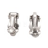 Tarnish Resistant 304 Stainless Steel Clip-On Earrings Findings STAS-Q185-01-1