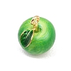 Fruit Alloy Enamel Charms ENAM-P264-02C-G02-3