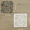 Plastic Reusable Drawing Painting Stencils Templates DIY-WH0172-947-2