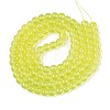 Baking Paint Glass Beads Strands DGLA-Q023-8mm-DB20-2