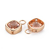 Glass Pendants X-GLAA-Q088-027C-2
