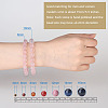 SUNNYCLUE Natural Rose Quartz Round Beads Stretch Bracelets BJEW-PH0001-10mm-20-6