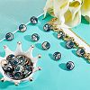 Olycraft 32Pcs 4 Style 1-Hole Alloy Enamel Shank Buttons BUTT-OC0001-32-6