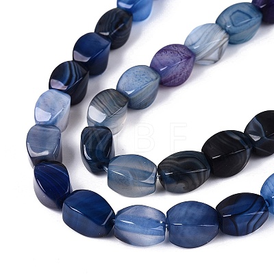 Natural Agate Beads Strands G-Q604-02A-05-1