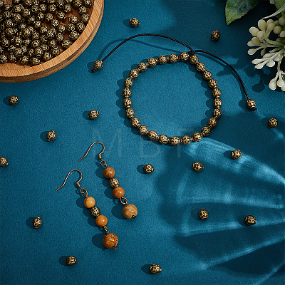 200Pcs Tibetan Style Alloy Beads TIBEB-PH0005-20AB-1