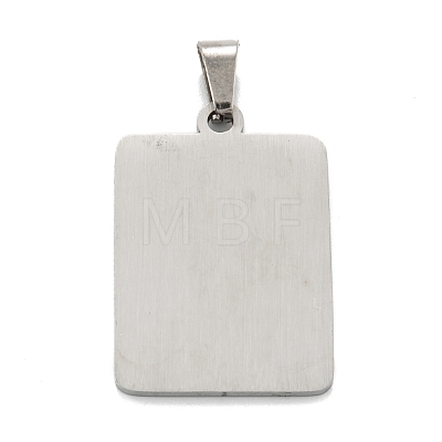 Non-Tarnish 304 Stainless Steel Pendants STAS-K216-48E-P-1