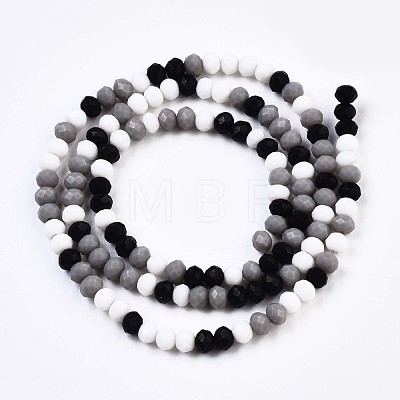 Opaque Glass Beads Strands GLAA-T006-15-1