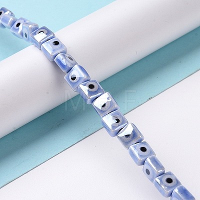 Handmade Porcelain Ceramic Beads Strands LAMP-B021-06H-1