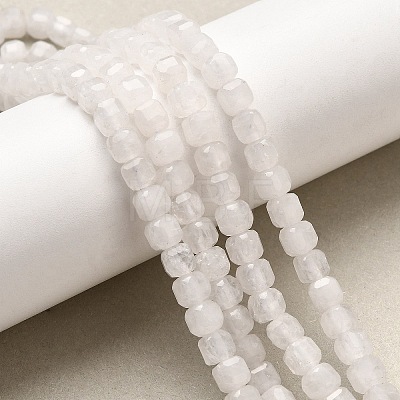 Natural White Jade Beads Strands G-F797-A14-01-1