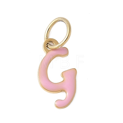 304 Stainless Steel Enamel Charms STAS-G353-01G-G-1