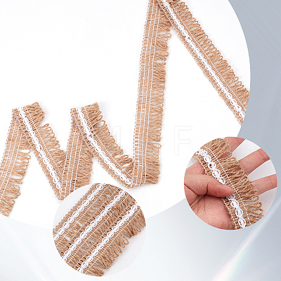 12.5M Burlap Ribbon AJEW-GF0014-55A-1