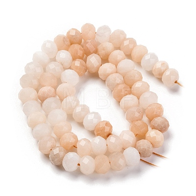 Natural Pink Aventurine Beads Strands G-K380-A07-01-1