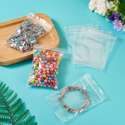 Transparent Plastic Resealable Packaging Bags OPP-TADJ0001-05B-1