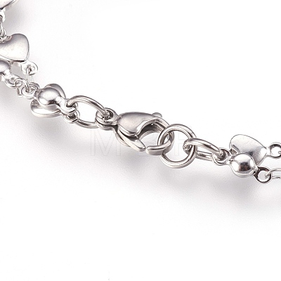 304 Stainless Steel Multi-strand Bracelets BJEW-G596-08P-1
