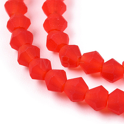 Imitate Austrian Crystal Frosted Glass Beads Strands EGLA-A039-T3mm-MD14-1