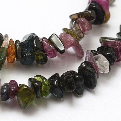 Natural Tourmaline Beads Strands X-G-F328-33-1