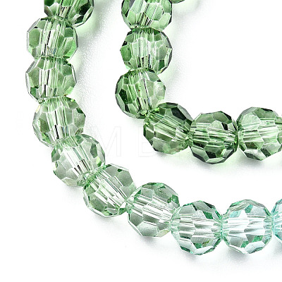 Transparent Glass Beads Strands LS-GLAA-E036-07L-1