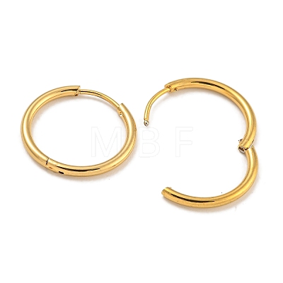 PVD Vacuum Plating 304 Stainless Steel Huggie Hoop Earrings for Women EJEW-F280-07E-G-1