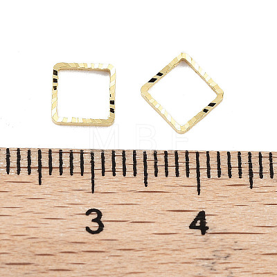 Brass Beads Frames KK-M288-01G-A-1