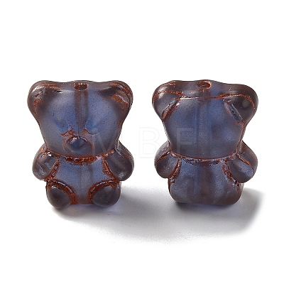 Transparent Lampwork Beads LAMP-P065-06A-04-1