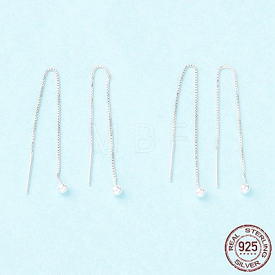 925 Sterling Silver Ear Thread STER-P047-09S-1