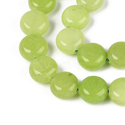 Dyed Natural White Jade Beads Strands G-T143-16J-1