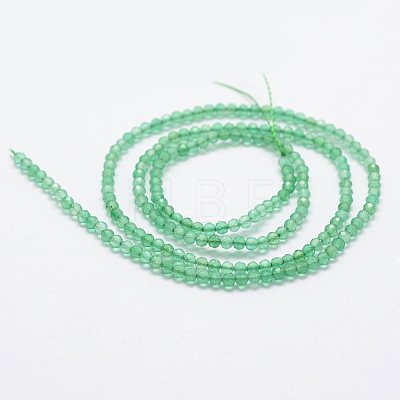 Natural Green Agate Beads Strands G-K185-19-1