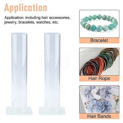 Organic Glass Bracelet Displays X-BDIS-E004-8C-1