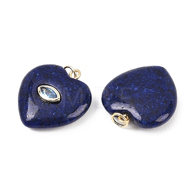 Dyed Natural Sesame Jasper Pendants G-Z134-04D-1