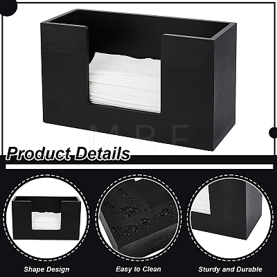 2Pcs Wood Tissue Box CON-WA0001-13-1