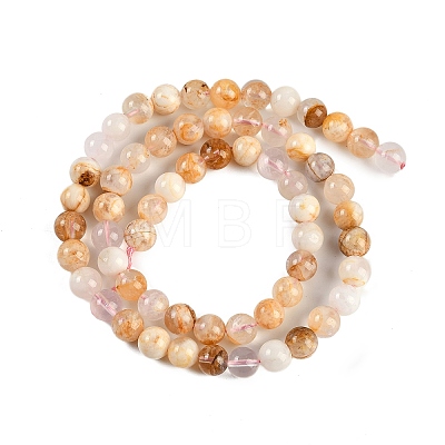 Natural Cherry Blossom Agate Beads Strands G-H062-A02-01-1