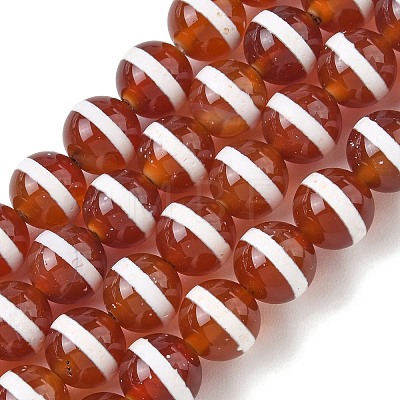 Tibetan Style dZi Beads Strands GG-CBA3DA1-01-1
