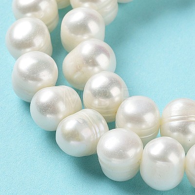 Natural Cultured Freshwater Pearl Beads Strands PEAR-E019-08-1