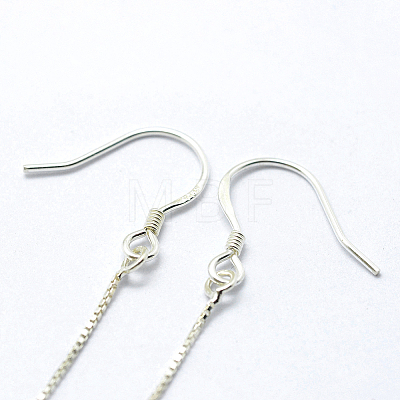 925 Sterling Silver Earring Hooks Findings X-STER-I014-27S-1