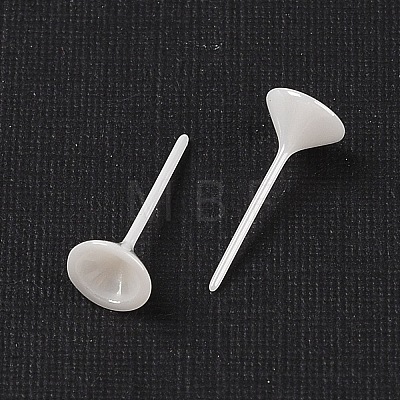 Hypoallergenic Bioceramics Zirconia Ceramic Stud Earrings EJEW-C111-03C-1