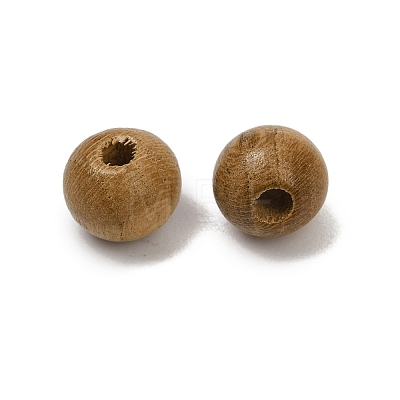 Natural Wood Beads WOOD-C019-6mm-01-1
