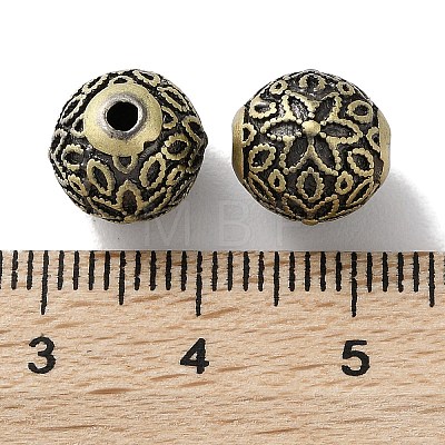 Tibetan Style Brass Beads KK-M284-66AB-1